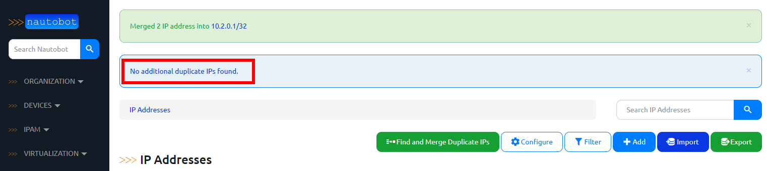 No More Duplicate IPs